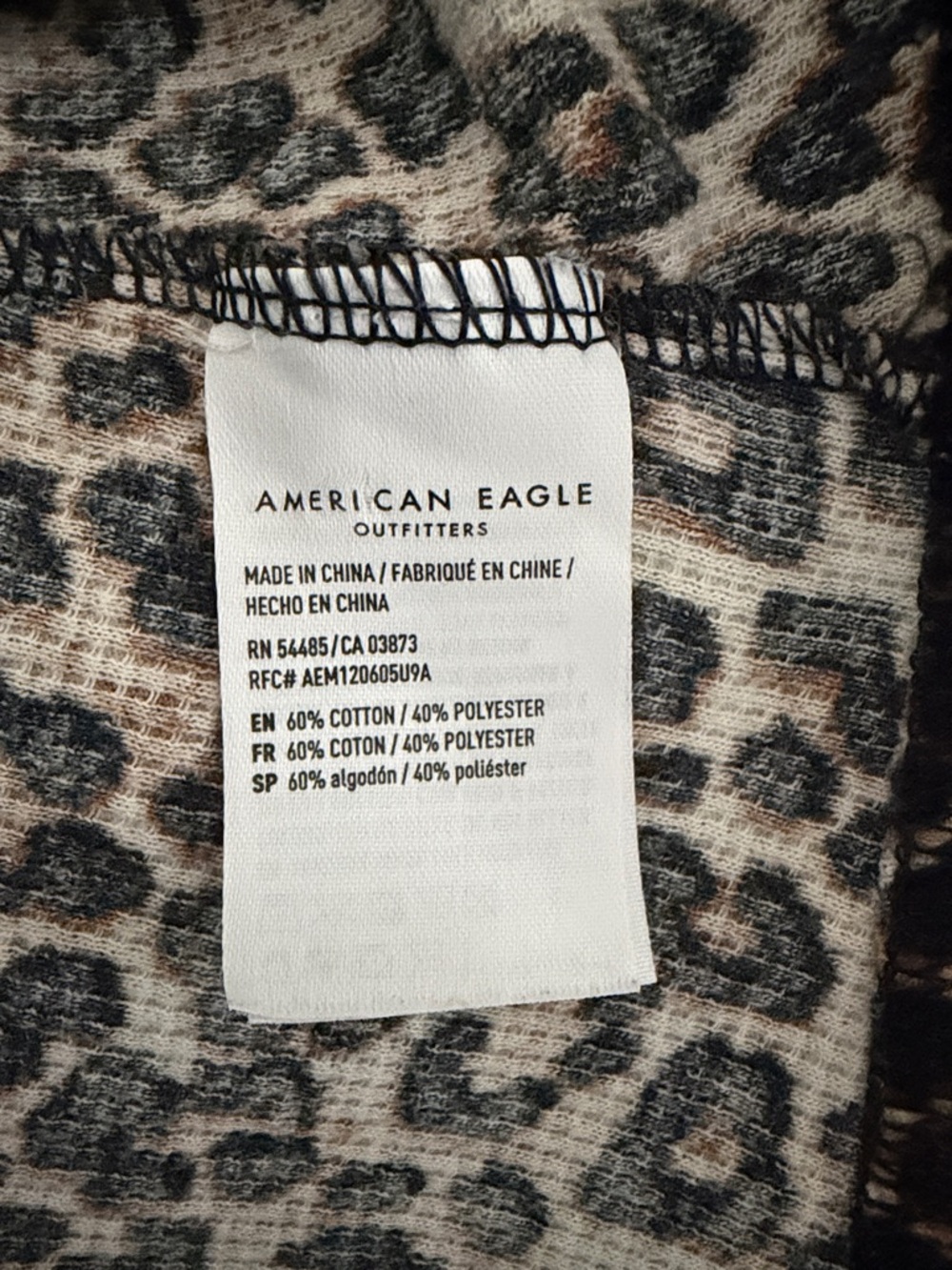 American Eagle Outfitters Leopard Print Mini Dress - Picture 5 of 5